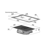 Cooktop extractor Downline Compact BKA83DLC