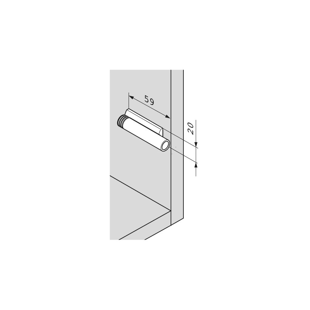 BLUMOTION adapter plate straight
