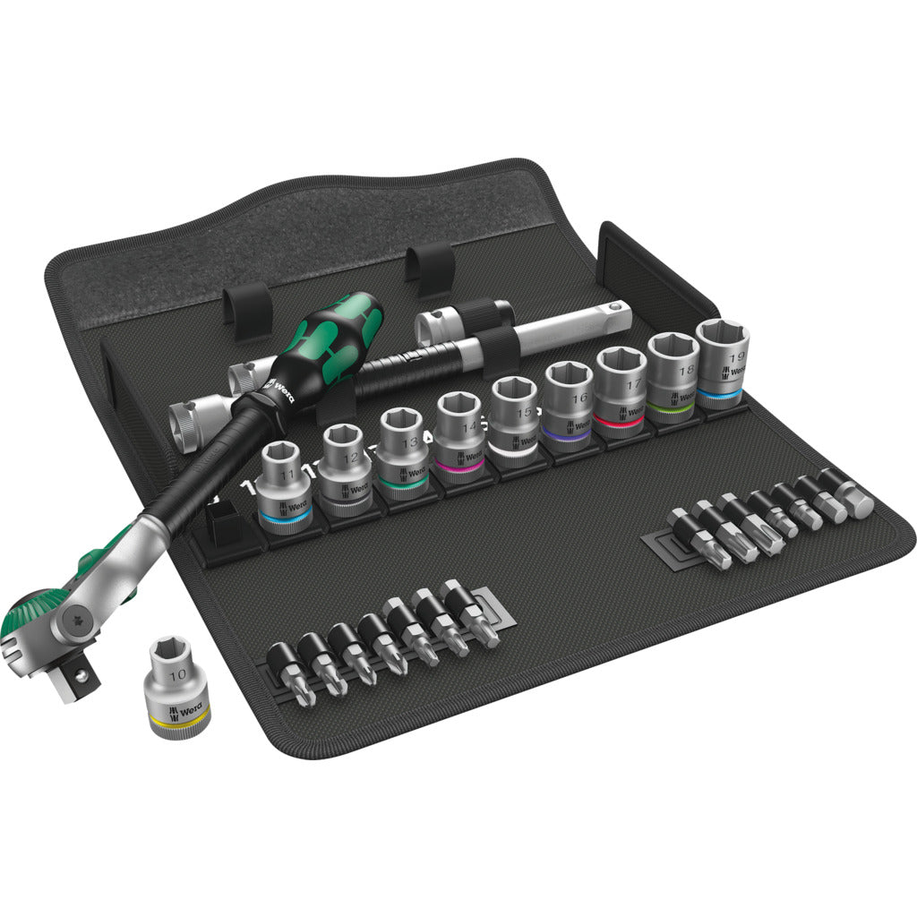 Set di cricchetti Zyklop Speed 8100 SC 6 / 28 pezzi / 1/2", metrico