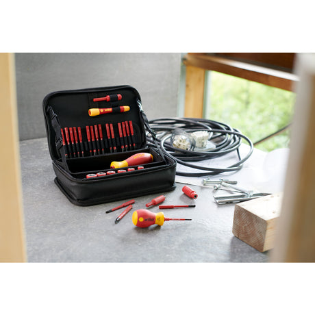 Set di utensili elettrici slimVario assortiti inclusa borsa funzionale