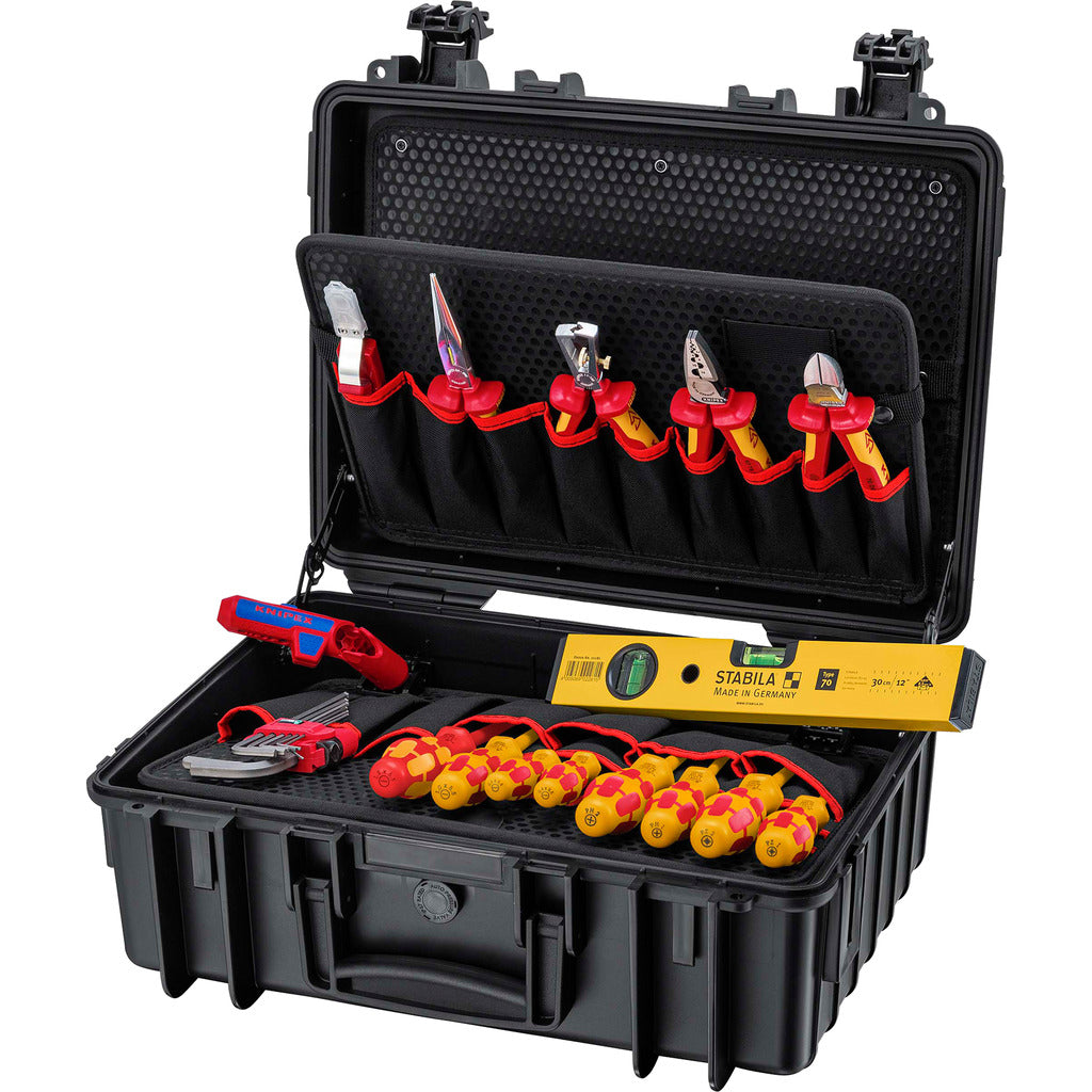 Knipex Werkzeugkoffer „Robust23 Start" Elektro / 24-teilig