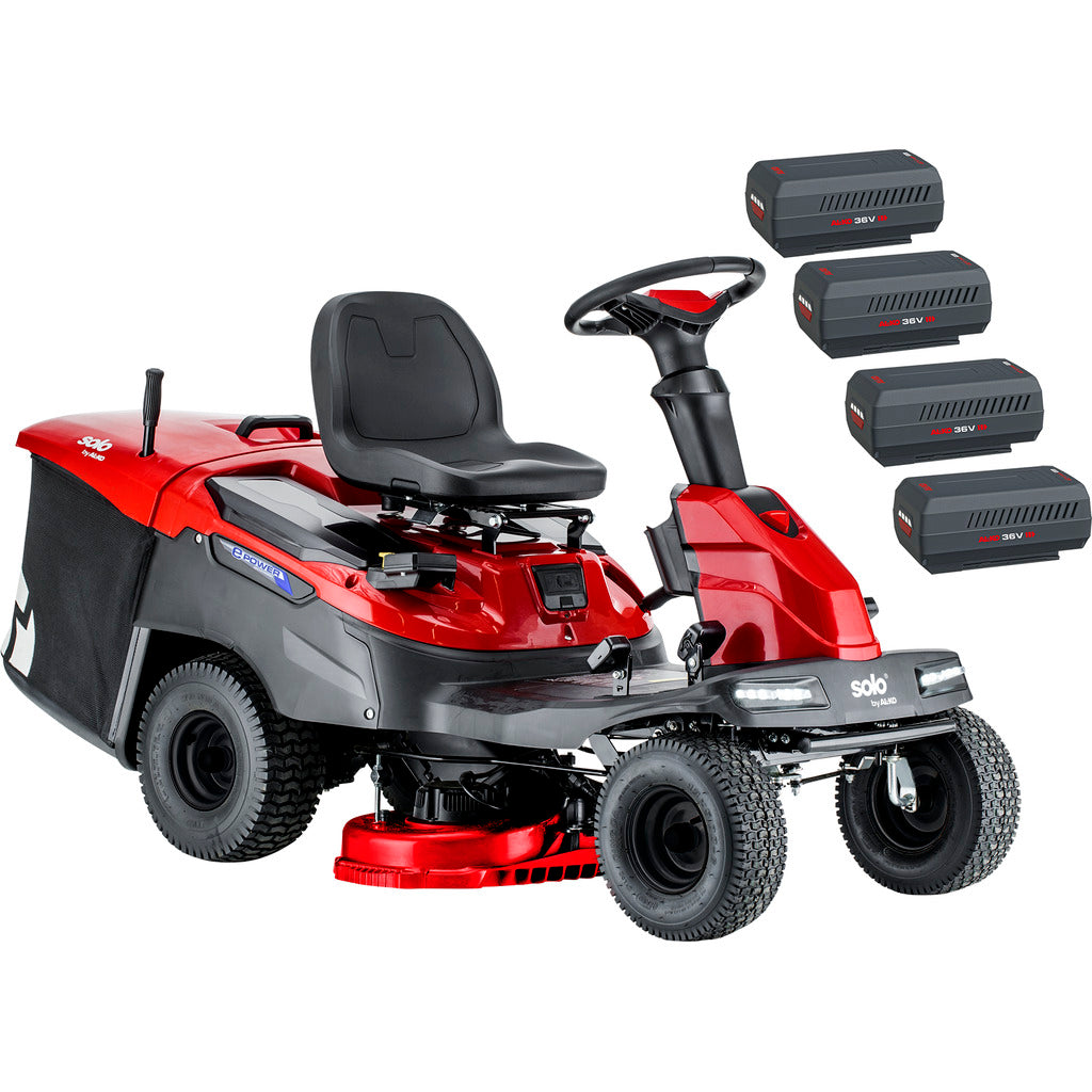 solo by AL-KO battery-powered lawn tractor E-Rider R74.5
