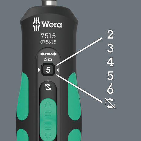 Cacciavite dinamometrico 7515 Kraftform Safe-Torque Velocità 2-6 Nm