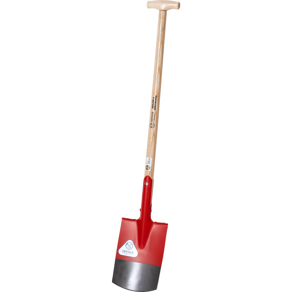 Spade with double spring