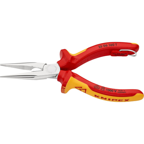 Pinza a becchi piatti Knipex VDE con tagliente / pinza radio