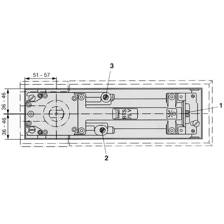Bodentürschließer BTS 75 V