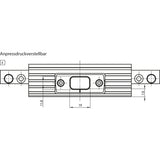 Deckelbrücke 100 verstellbar