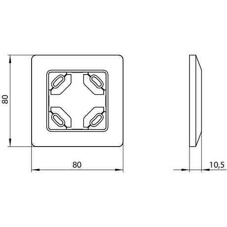 Frame for controllers