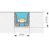 FLEXLINE 66 mit MONO LED-Band 8W