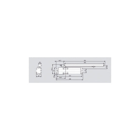 Door closer TS 90 Impulse