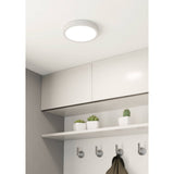 Eglo surface-mounted light FUEVA 5, dimmable / white, round