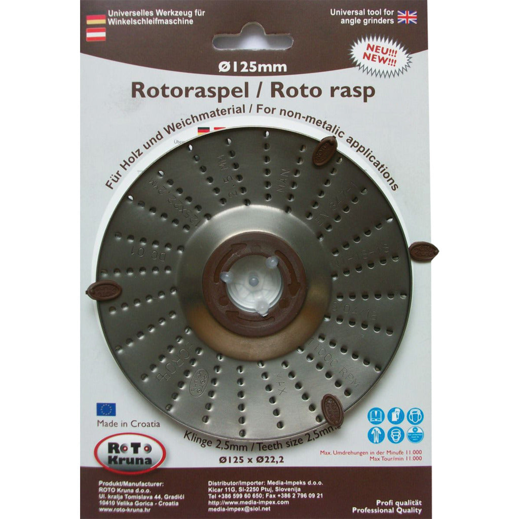 Rotoraspel / Grobschneide 2,5