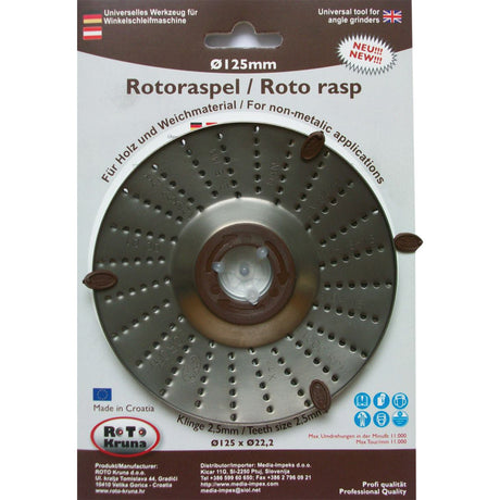 Raspa del rotore / tagliente grosso 2.5