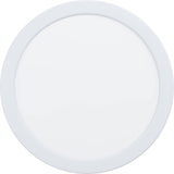 Eglo surface-mounted light FUEVA 5, dimmable / white, round