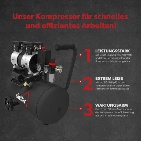Siwitec Flüsterkompressor SK-750