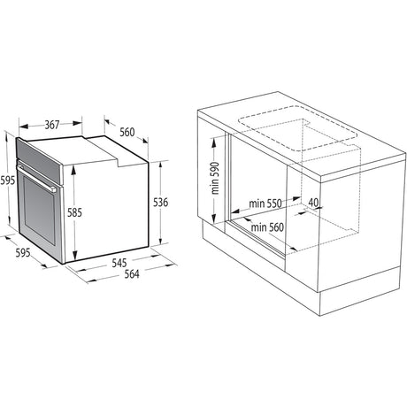 Forno da incasso BCS6737E06X