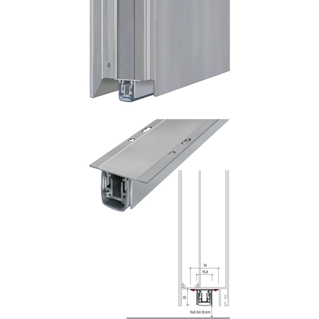 Door seal Planet RO FH + RD / 50 dB "fire-retardant and smoke-tight"