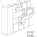 Einbau-Mikrowelle 6000 MS1700B