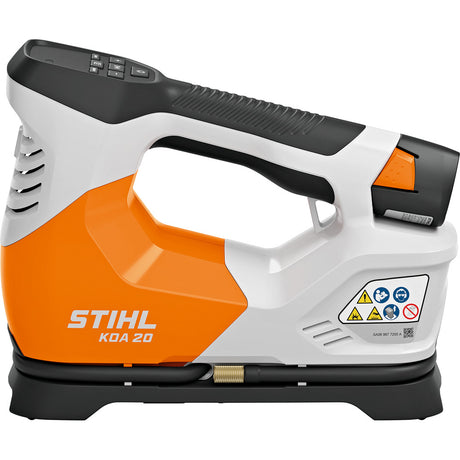 Compressore a batteria Stihl KOA 20 con batteria AS 2 e caricabatteria