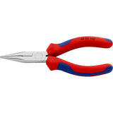 Knipex Flachrundzange mit Schneide / Radiozange