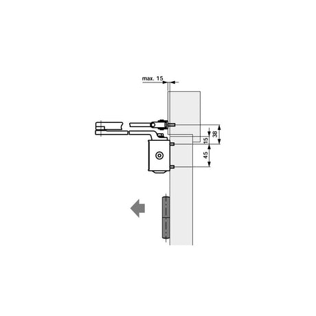 Door closer TS 73 V BC/ÖD