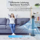 BE COOL Turmventilator mit Fernbedienung
