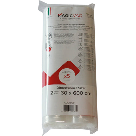 Rulli sottovuoto con scanalature longitudinali