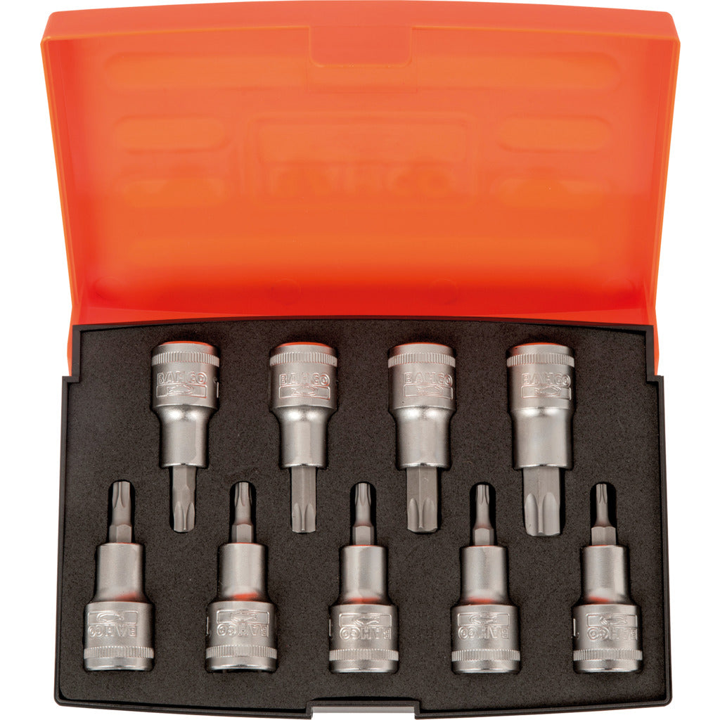 Steckschlüssel-Satz / TORX® / 1/2" / 9-teilig