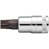 Socket wrench insert for internal multi-tooth screws (XZN)