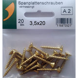 SBV-Spanplattenschrauben vermessingt