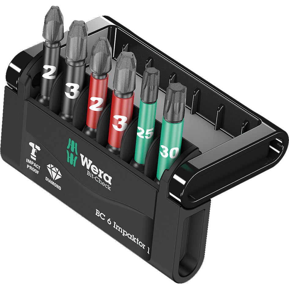 Assortimento di punte Bit-Check 6 Impactor 1