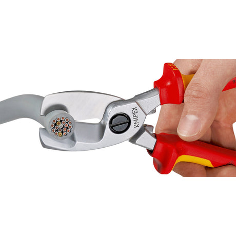 Knipex VDE Kabelschere mit Doppelschneide