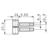 Window hinge 30-145-000 (1.1400)
