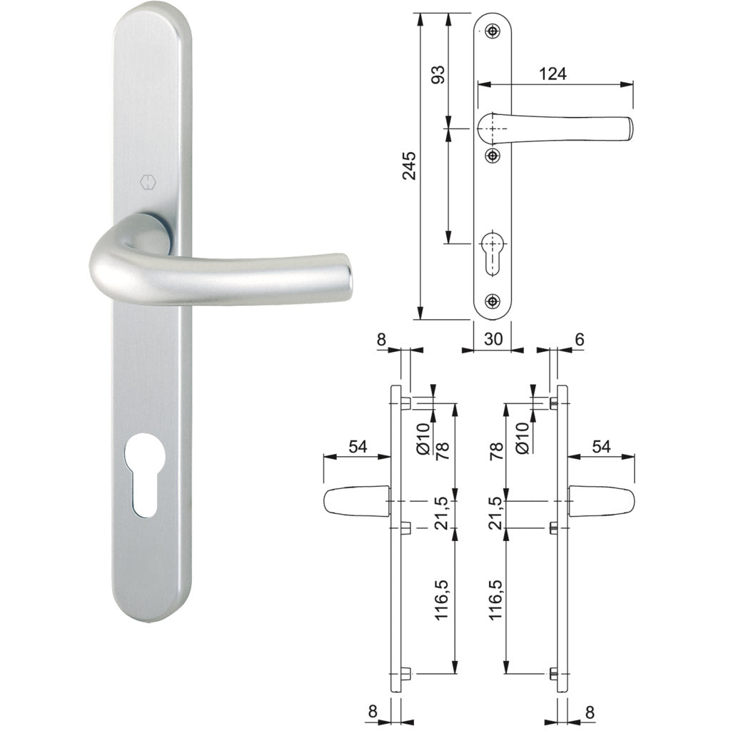 Set/profilo di sicurezza per porta modello Tokyo