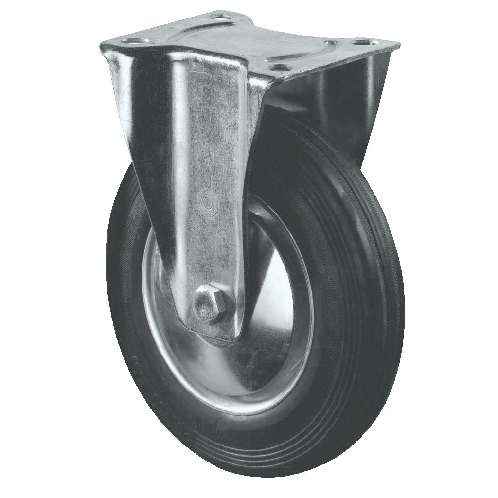 Fixed castor / transport castor, galvanized