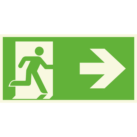 Fluchtwegschild - Notausgang