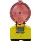 LED Baustellenleuchte rot / transparent