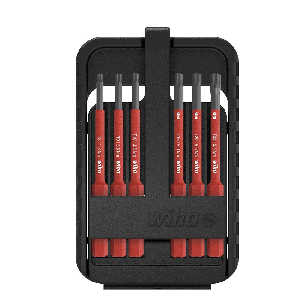 Set di punte slimBit electric Torx incl. slimBit Box 7 pezzi.