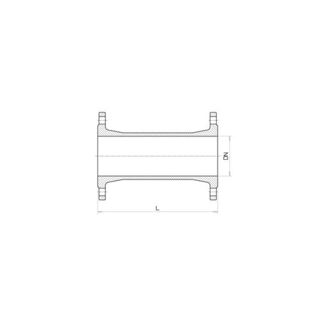 Pezzo FF doppia flangia 8500