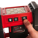 Battery-powered floodlight
