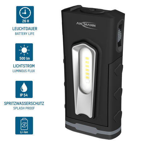 Lampada da lavoro professionale a batteria WL 500R