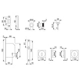 Set maniglia per porta scorrevole 4921