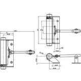 Door closer FRIDAVO No. 15