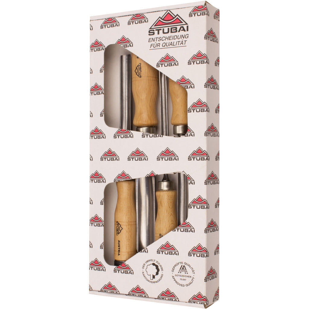 Set di sgorbie da 4 pezzi