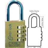 Zahlen-Vorhangschloss Combi Lock 80