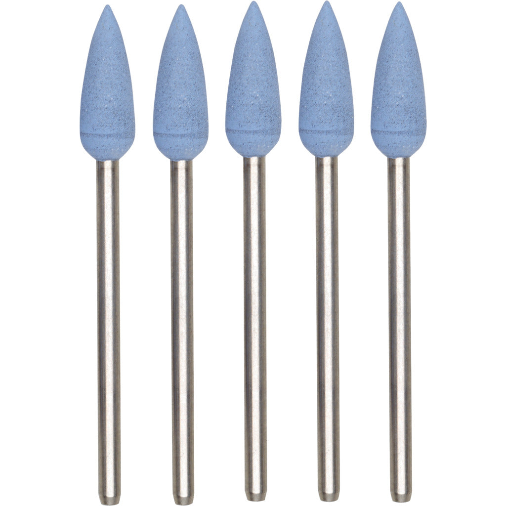 Elastic silicone polisher bullet shape