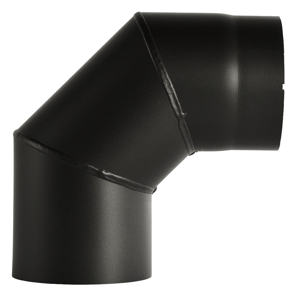 Bertrams flue pipe elbow without cleaning door 90° rigid / senotherm® UHT-HYDRO