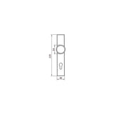 Button long shield model Tilly