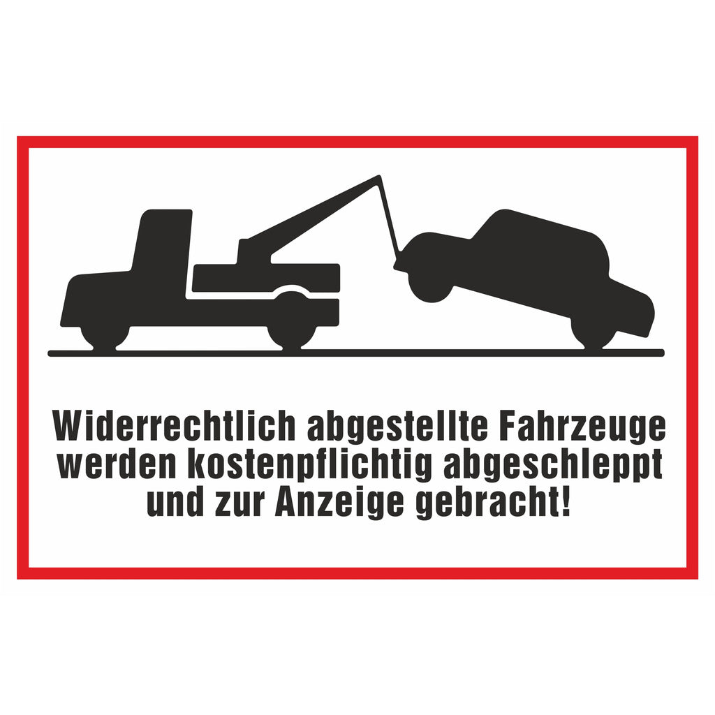 Hinweisschild - Parken