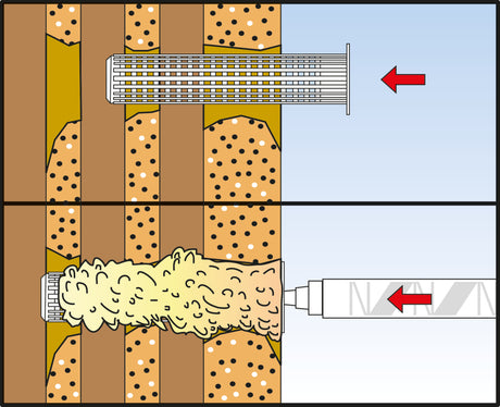 Flüssigdübel fill &amp; fix